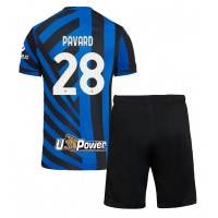 Inter Milan Benjamin Pavard #28 Hemmadräkt Barn 2024-25 Kortärmad (+ Korta byxor)